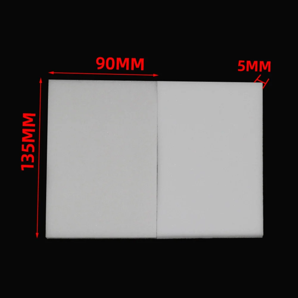 White Double Sided Sanding Block Wood Metal Sander High Efficiency for Design Soft Sponge Base Balanced Cutting Power