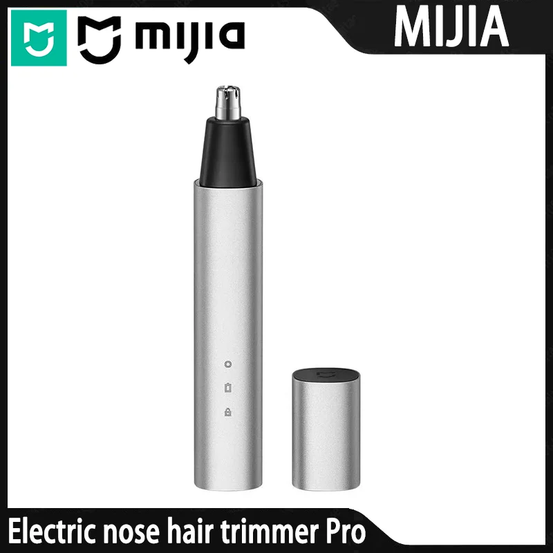 mijia-pro-電動鼻毛・耳毛トリマー-充電式ポータブルミニバリカン-鼻毛クリーナー-父親や彼氏へのギフト