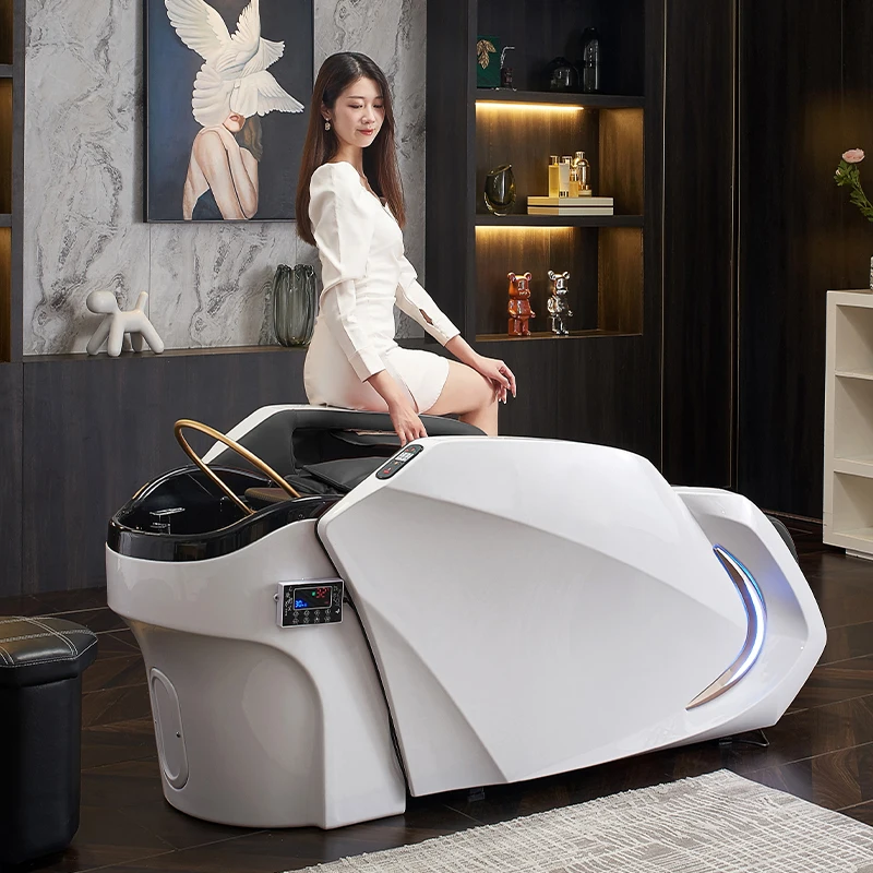 Elektrisches intelligentes Massage-Shampoo-Bett Schönheit Friseursalon gewidmet Friseursalon Thai Begasung Kopfbehandlung Wasserzirkulation Bett