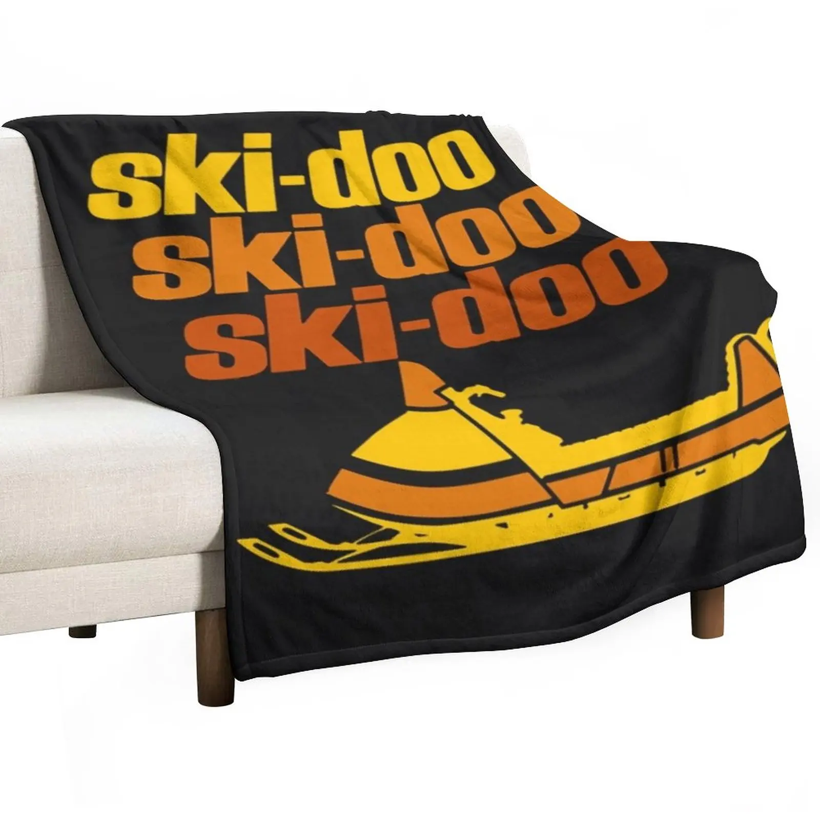 

Винтажное одеяло для снегоходов Ski Doo T-ShirtSki Doo, мягкое одеяло, милое одеяло Манга