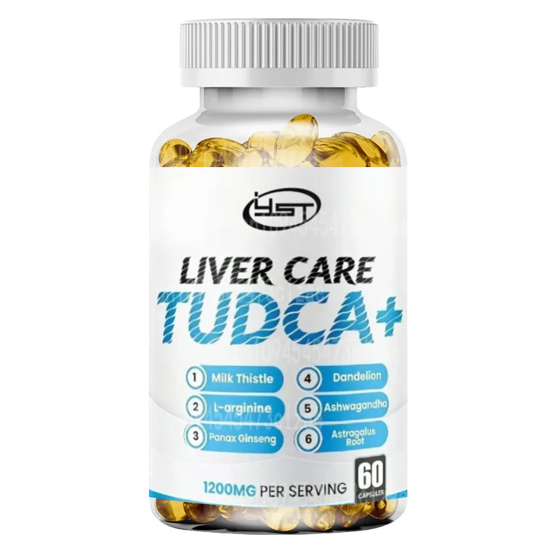 TUDCA Supplement 7-in-1 Complex Containing Milk Thistle, Dandelion, and Astragalus -60 Capsules