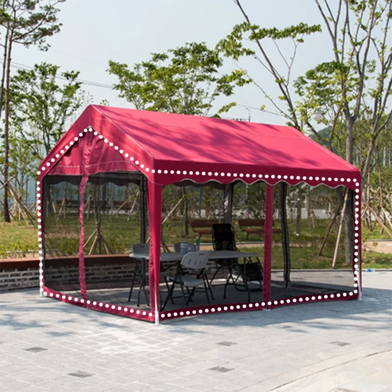 Shelter Awning Wall Only 4 Sides Windbreaker Outdoor Shade Film Camping Mongolian Tent Parking Lot Farmland Garden for Stall Occasions