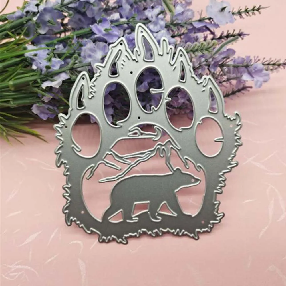 Bear Paw Metal Cutting Dies DIY make Scrapbooking decoration photo album paper card embossing workmanship
