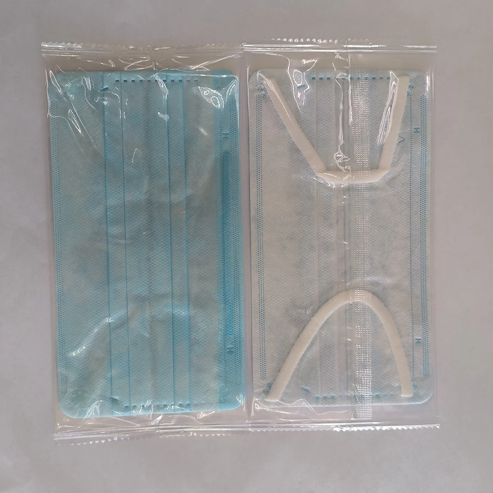 

100PCS Disposable face Mask Earloop Mouth Masks 3 Layers individual package Protective Anti-Dust Face Mask Big size
