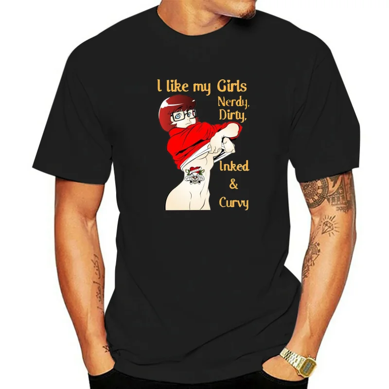 

Nerdy Dirty Inked And Curvy Unisex Velma T-Shirt Superior Quality Tee Shirt