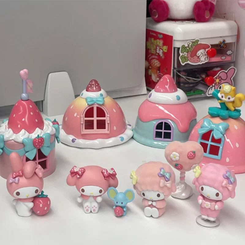 MINISO My Melody Sweet Piano home series blind box girl gifts, tabletop ornaments, suitable for gifts to friends