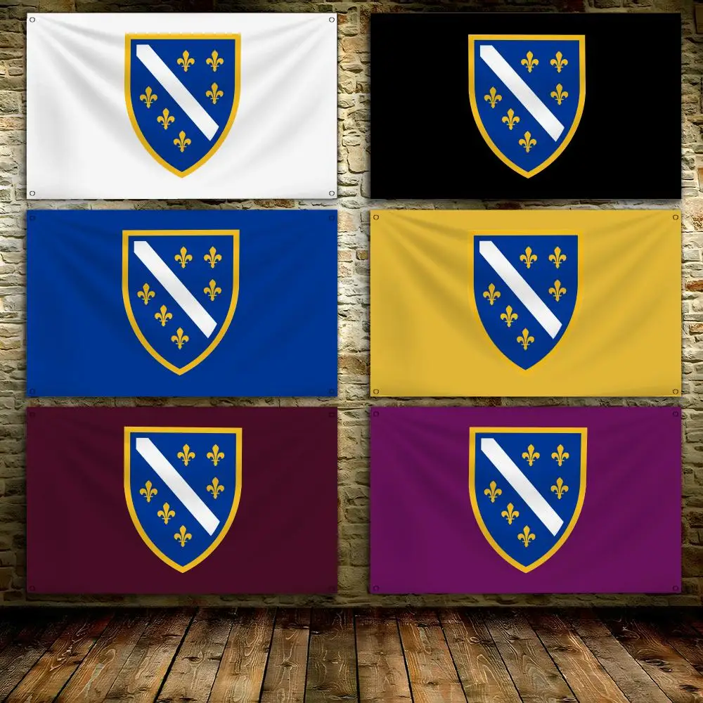 Bosnia Herzegovina 1992-1998 Flags 3x5 Ft custom Banner for 