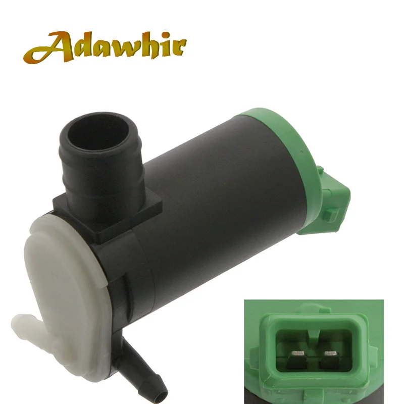 Windshield Twin Outlet Washer Pump For Peugeot 106/206/306/406/806 643460 New Black High Quality and Durable Practical CA