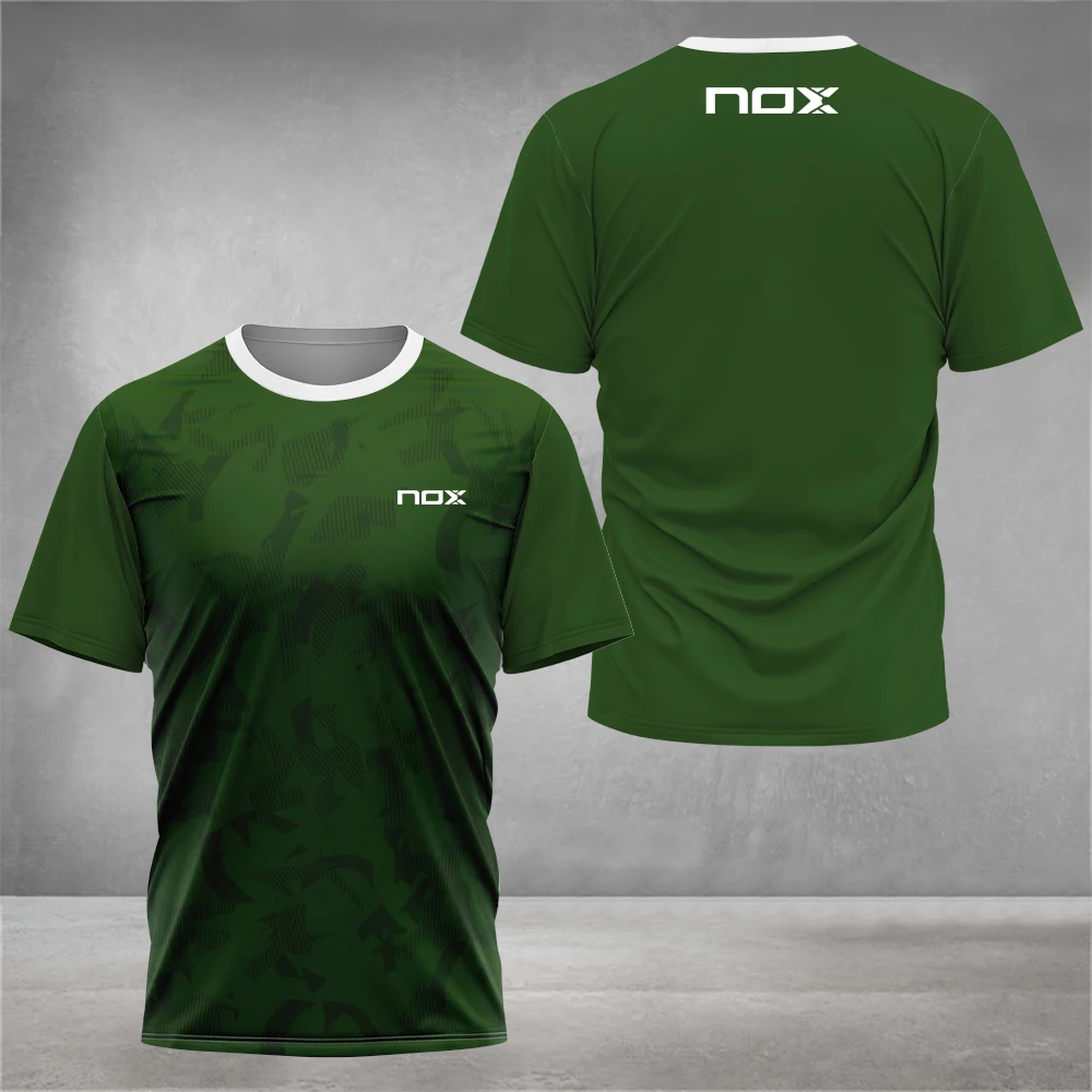 Fashion Street Men's Crew Neck T-Shirt Clothing Light Breathable Sports T Shirt Men Outdoor Tennis Short Sleeve Training Jersey image 3