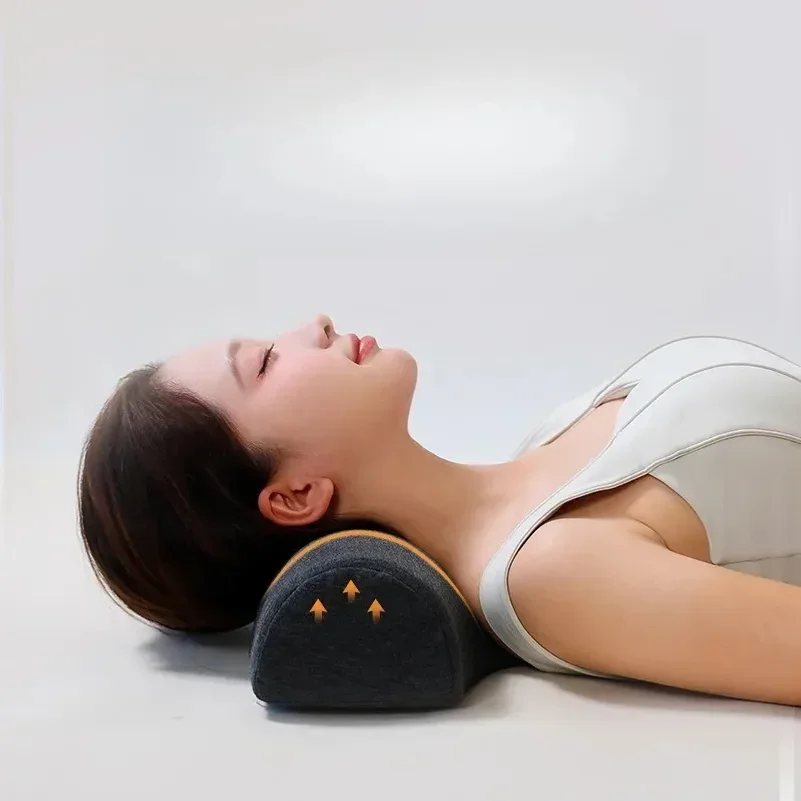 yesErgonomic Contour Cervical Memory Foam Pillow with Magnetic Massage Points, 100% Terylene Washable Cover Orthopedic Neck Supp