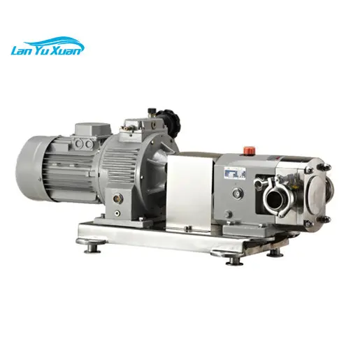 Stainless Steel Food Grade High Viscosity Transfer Pump Rotor Lobe Pump