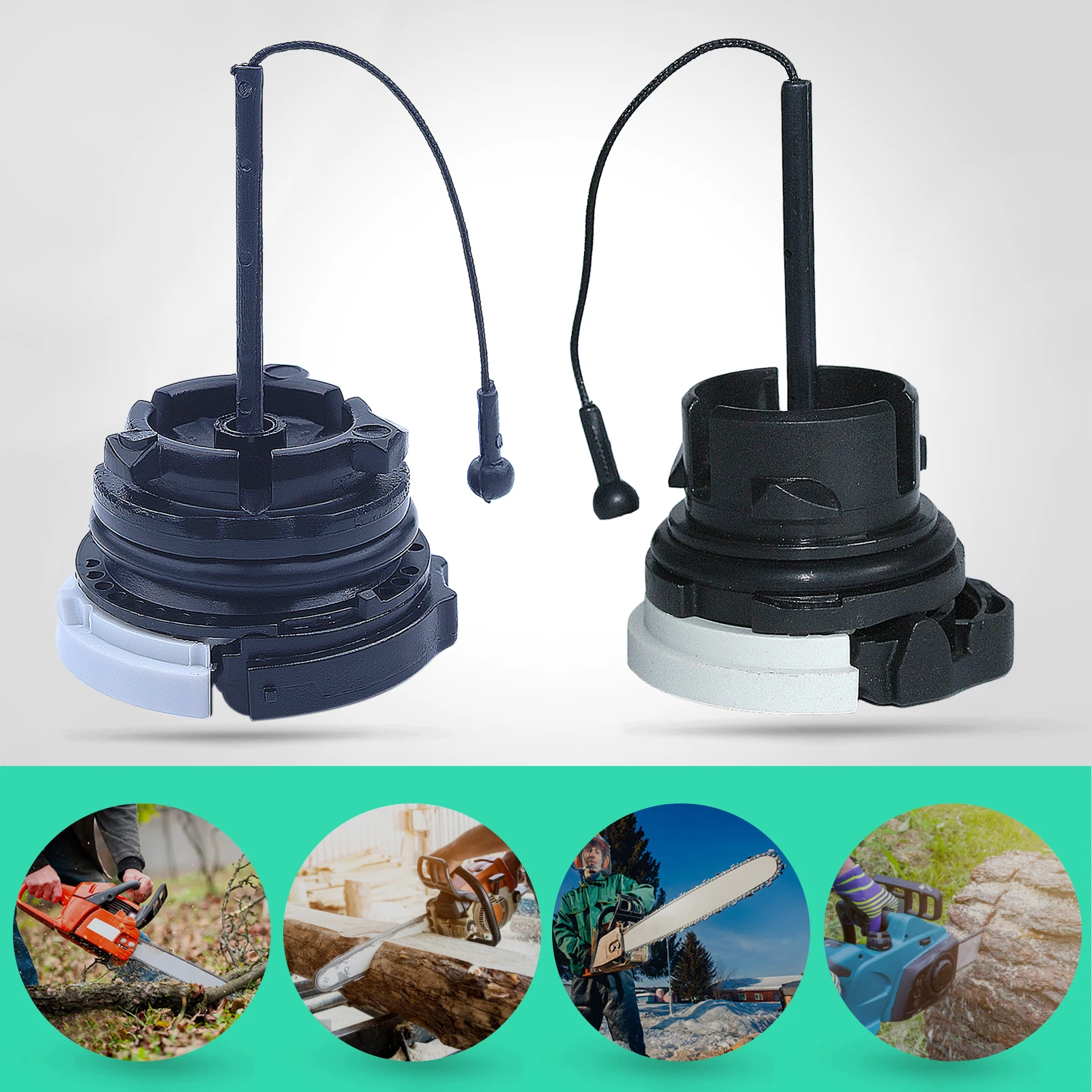 2Pcs การใช้น้ำมันชุด Fit สำหรับ STIHL MS171 MS181 MS200 MS210 MS230 MS240 MS250 MS260 MS340 MS200T MS211 MS192 MS192T Chainsaw