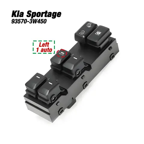 93570-3W450 Kia Sportage 2011 2012 2013 2014 2015 2016, 전력 마스터 창 제어 스위치 버튼 935703W450