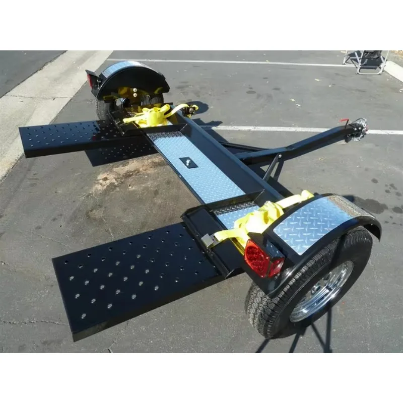 Sistema frenante per rimorchio per carro Dolly Blocco di sicurezza Strumento di recupero per veicoli da traino a 4 ruote Rimorchio per carrello per auto
