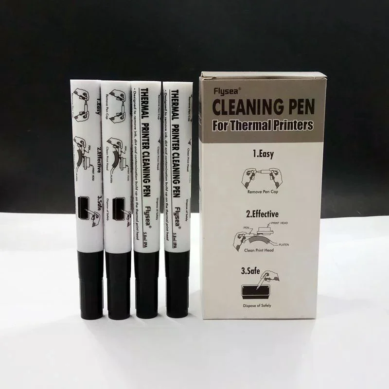 Universal Printhead Cleaning Pen Maintenance Pen for Thermal Printer Barcode Label Printer Print Head Cleaner Cleaning Tool