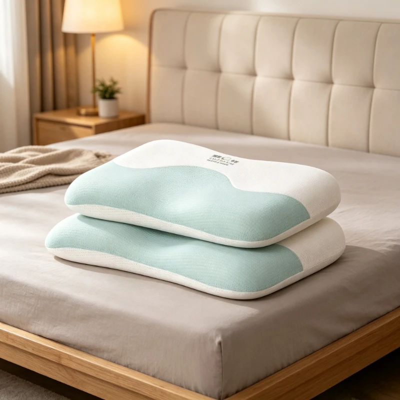 Kids Memory Foam Pillow Cooling Washable Silky Cover for Children Teens Students Summer Sleep OEKO-TEX 어린이 메모리폼 베개