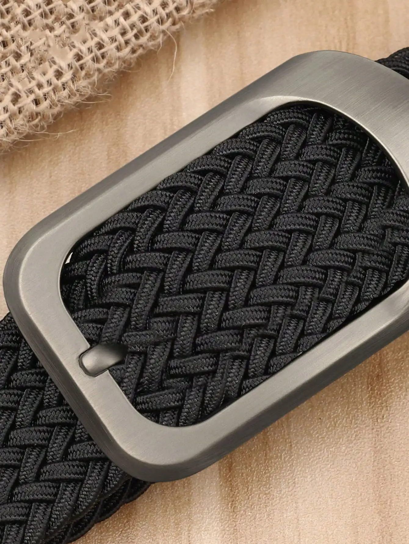 Nuova cintura da uomo retrattile elasticizzata Cintura con fibbia senza denti Moda coreana Casual Cintura elastica per giovani di mezza età Cintura per pantaloni giovani