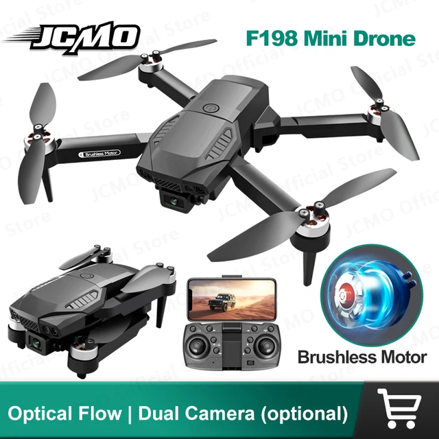 F198 Mini Drone Brushless Optical Flow Positioning Dual Camera Remote Control FPV Dron Foldable Aircraft Quadcopter RC Toys AliExpress 26