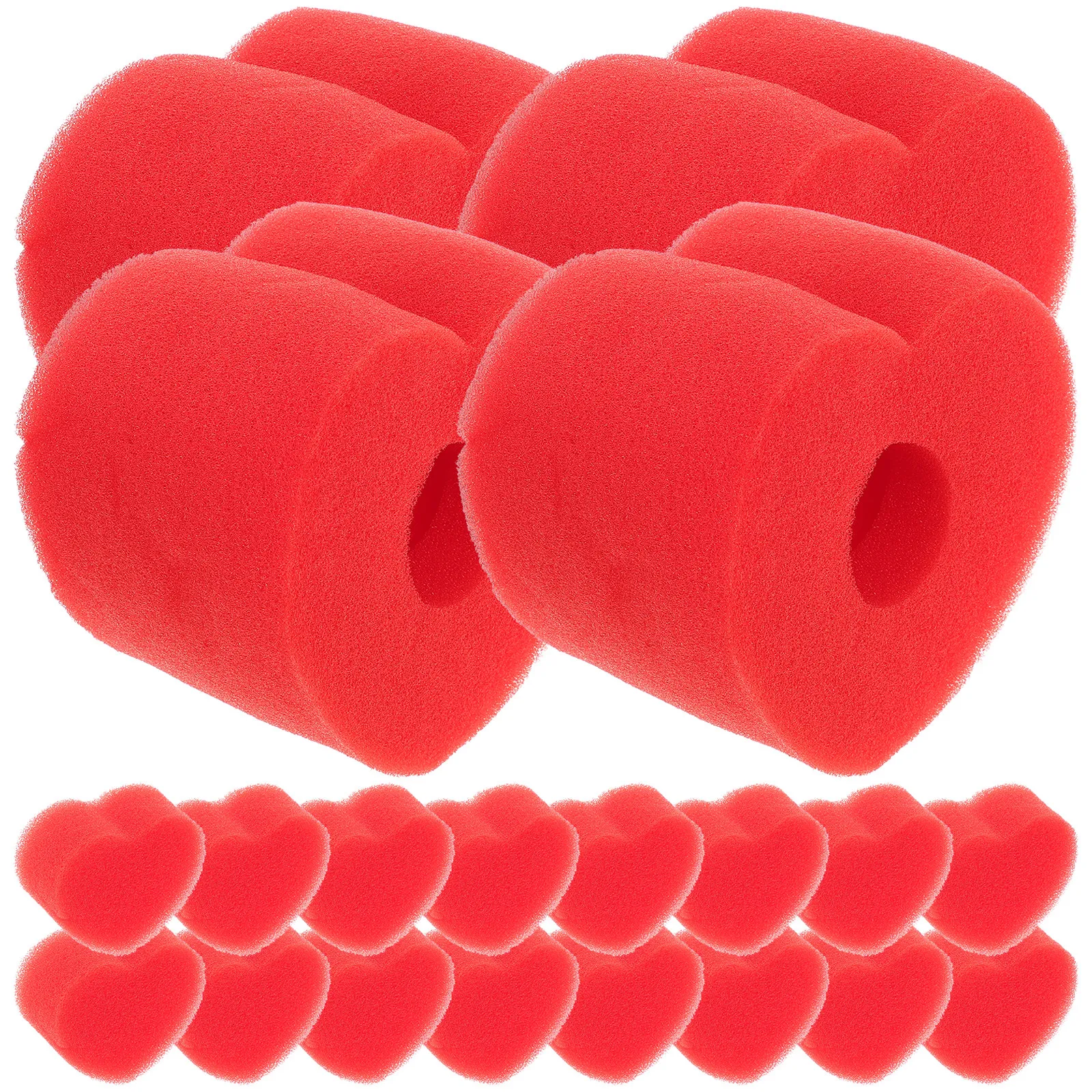 

4Sets Heart Shaped Sponge Magic Tricks Prop Creative Performance Gimmick Stage Party Interaction Supplies Heart Shaped Sponge