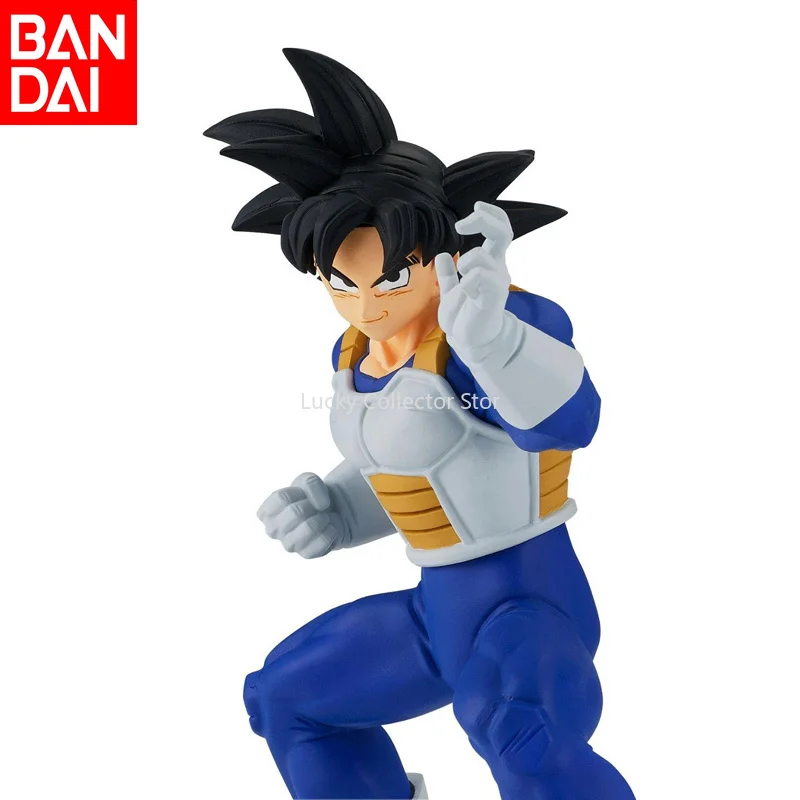 Bandai 100% Genuine Dragon Ball Z Goku Gohan The Way to Awakening PVC Doll Toy Children's Gift Collection Model Ready in Stock