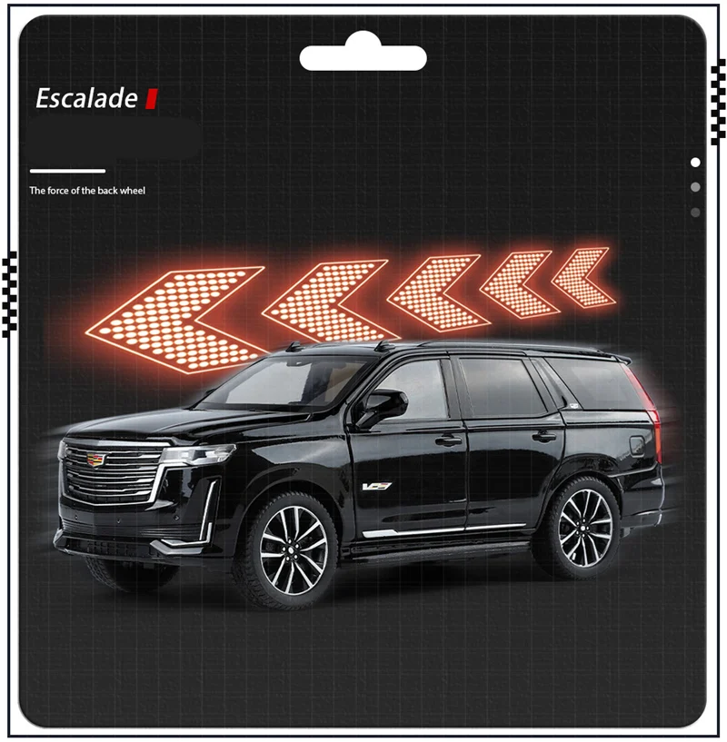 1/24 Cadillac Escalade SUV Luxus-Automodell aus Legierung, Druckguss-Metall Geländewagen-Modell mit Sound und Licht, Kinderspielzeug-Geschenk – Detail 13