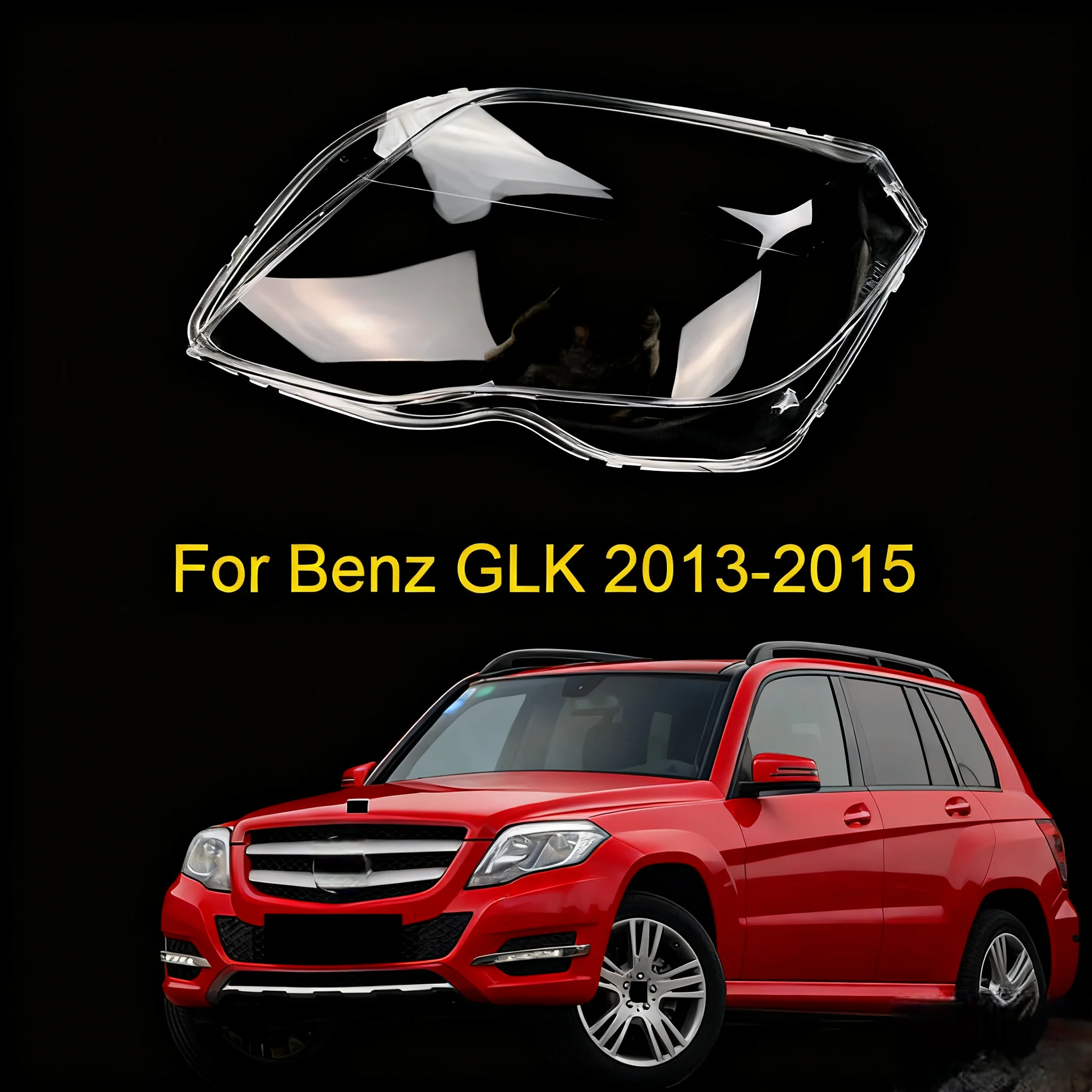 

Переднее стекло автомобиля, прозрачный абажур для Benz GLK GLK200 GLK260 GLK300 GLK350 2013 2014 2015, крышка фары