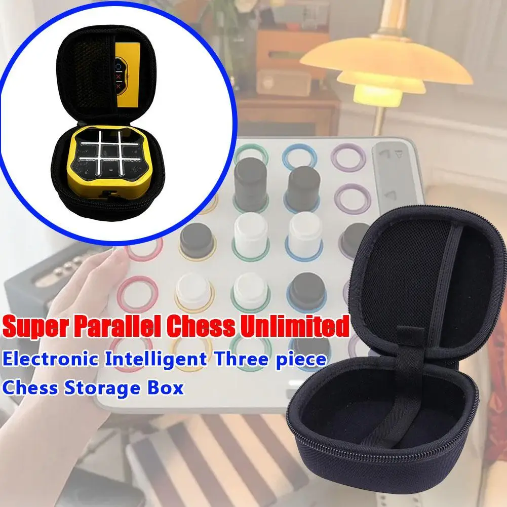 EVA-ジイカーティックタックトゥボルトゲーム用の電子収納バッグ,3 in 1ポータブルパズルゲーム,アクセサリー保護