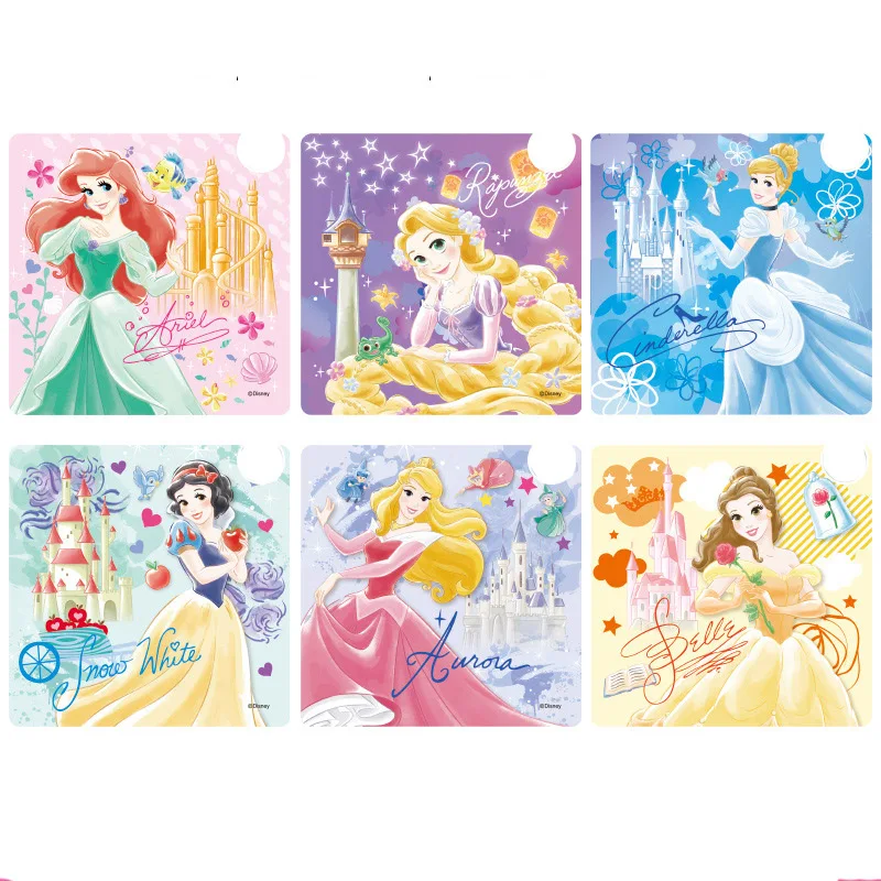 6 Styles/set princess Jigsaw Puzzle Games Baby Early Learning Educational Girl Kids Cartoon Cute Vehicle Puzzles Children Gift