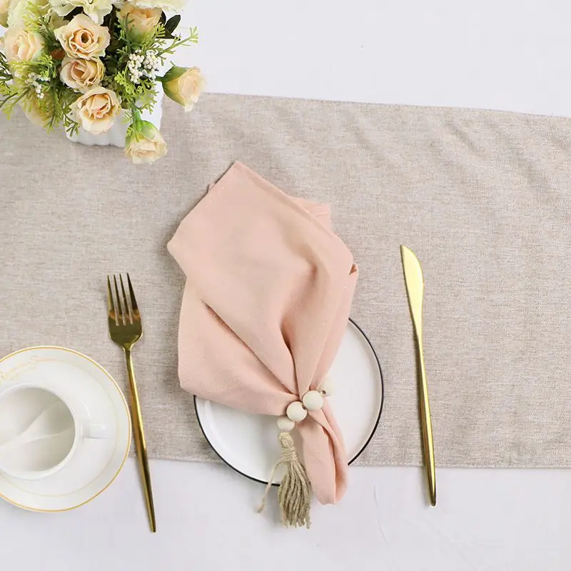 

40PCS Cotton Dinner Napkins,Dinning Table Washable Reusable Tableware Cloth Placemats,Kitchen Soft Skin-Friendly Tea Towel