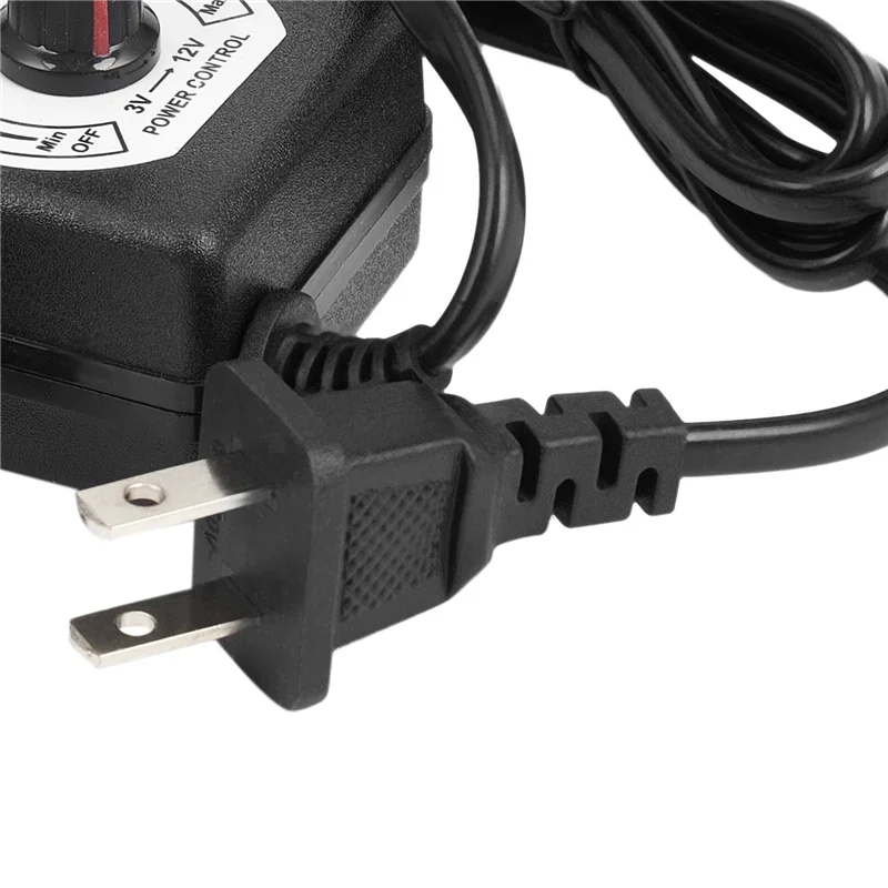 AS62 5X AC To DC Adapter 12V 2A Adjustable Power Supply Motor Speed Controller With US Plug For Electric Fan And Pump
