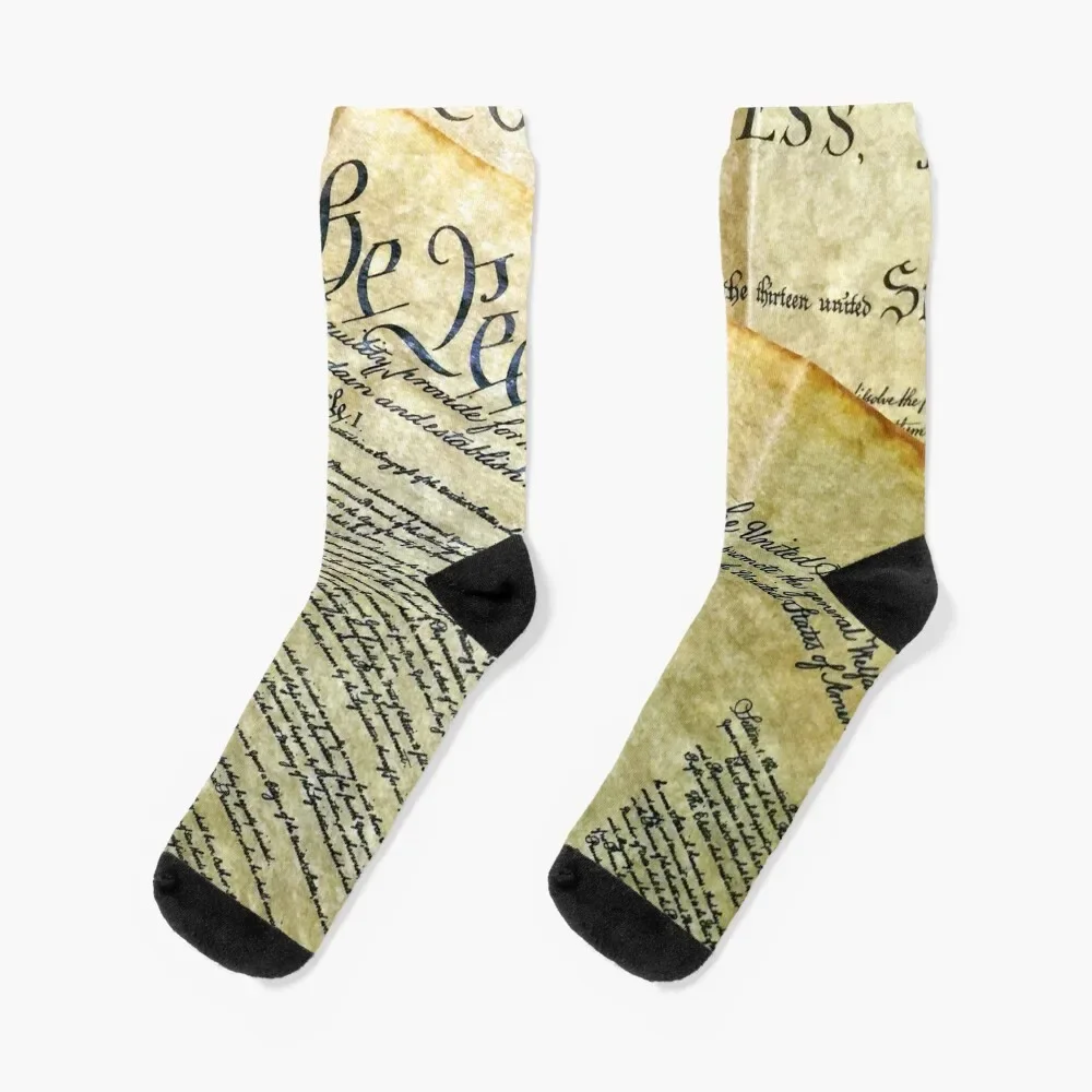 

We the People... Socks cute Lots basketball tennis Socks Female Men's