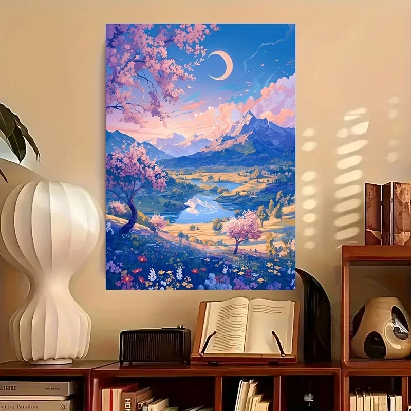 300/500/1000 Stück schöne Landschaft Puzzle Papier Puzzle herausforderndes Spiel für Erwachsene Geschenk für Familienspielzimmer Wanddekoration
