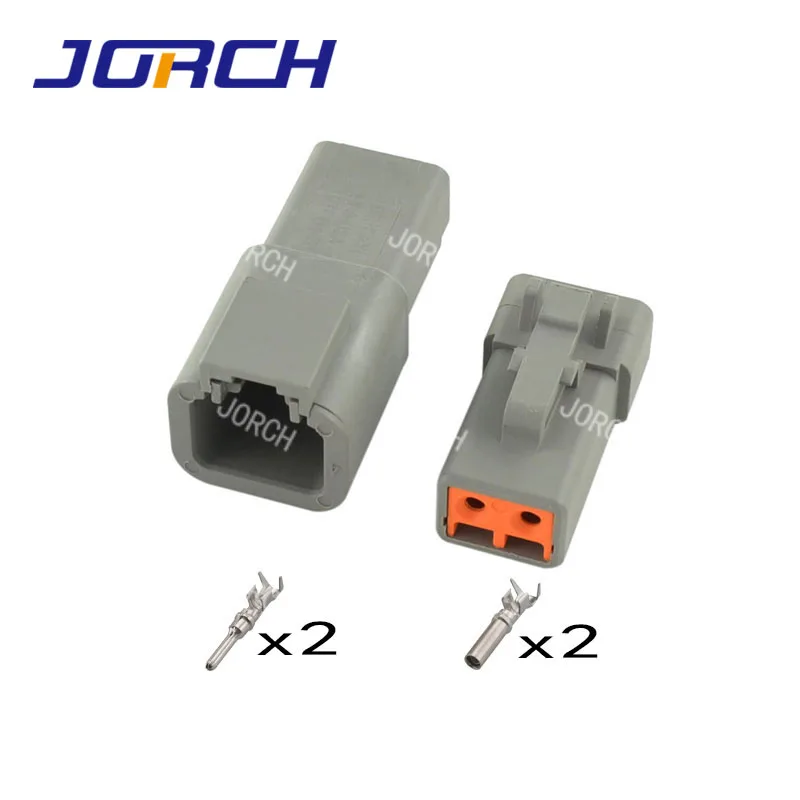 DEUTSCH 2Pin DTP04-2P DTP06-2S Automotive Connector DTP Series 2 Way female male Receptacle 2P