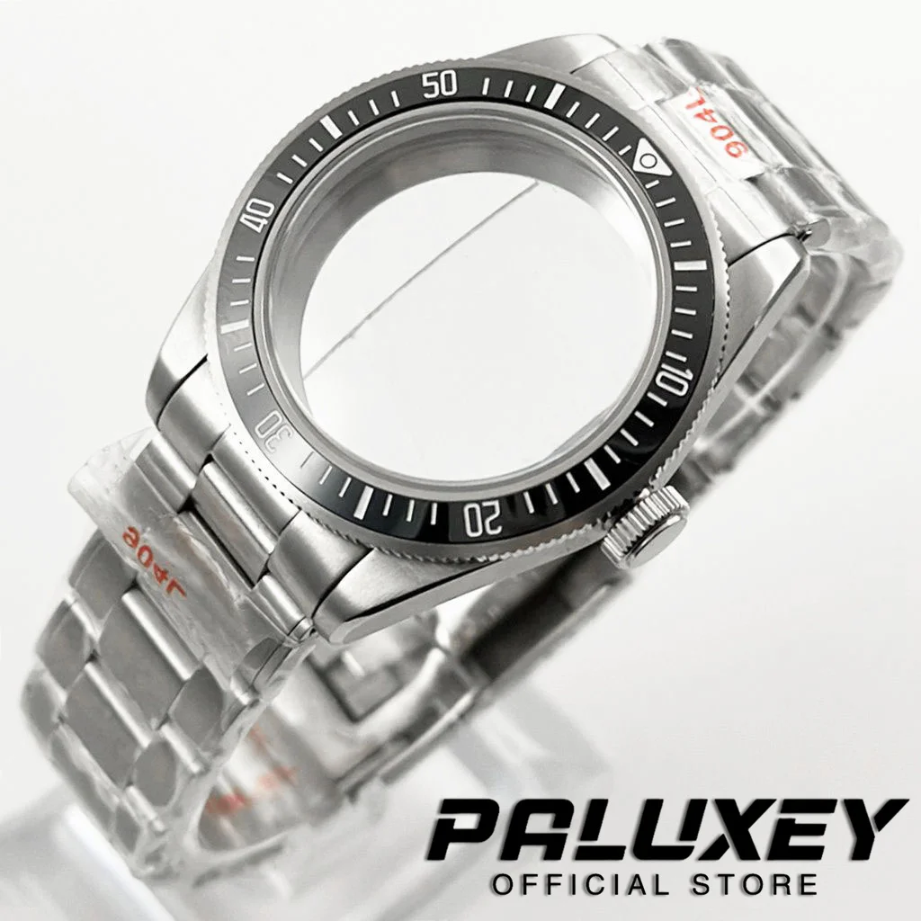 

Корпус часов BB58 39 мм, 20ATM, с черным безелем, водонепроницаемый, с выпуклым сапфировым стеклом, серебристый, для механизмов NH34, NH35, NH36, NH38, ETA 2824, PT5000