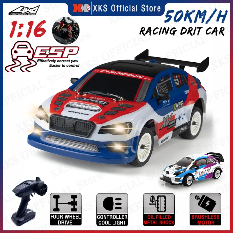 

SG1607 SG1608 1/16 RC Car 2.4G Remote Control 50Km/H ESP Brushless Motor LED Light 4X4 4WD RC Drift Racing Toy Car Gift for Boys