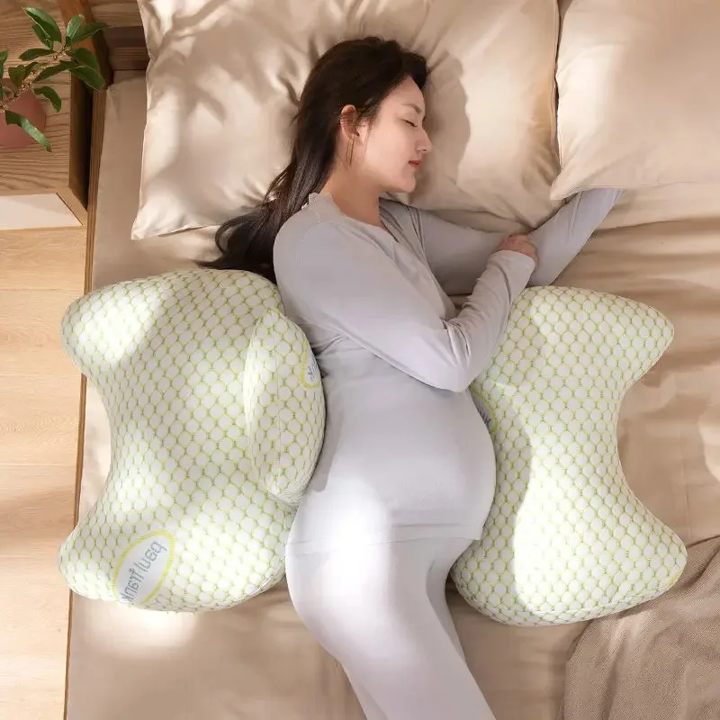 Pregnancy Body Pillow Multifunction Universal Cotton Waist-assisted Side Sleeping U-Shaped Cushion Pregnant Women\'s Pillows