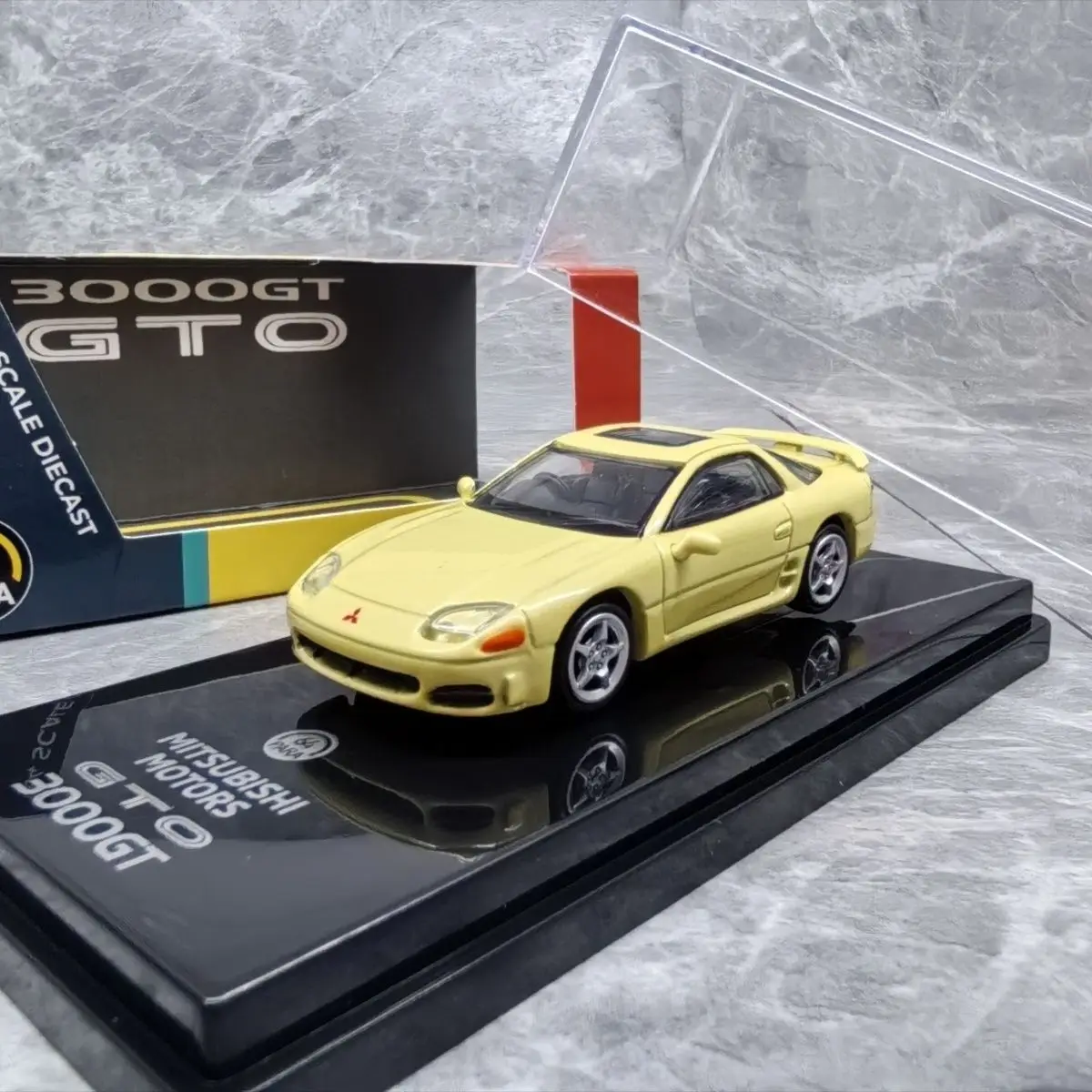 

Статический орнамент PARA64 1/64 Модель автомобиля из сплава Mitsubishi GTO 3000GT