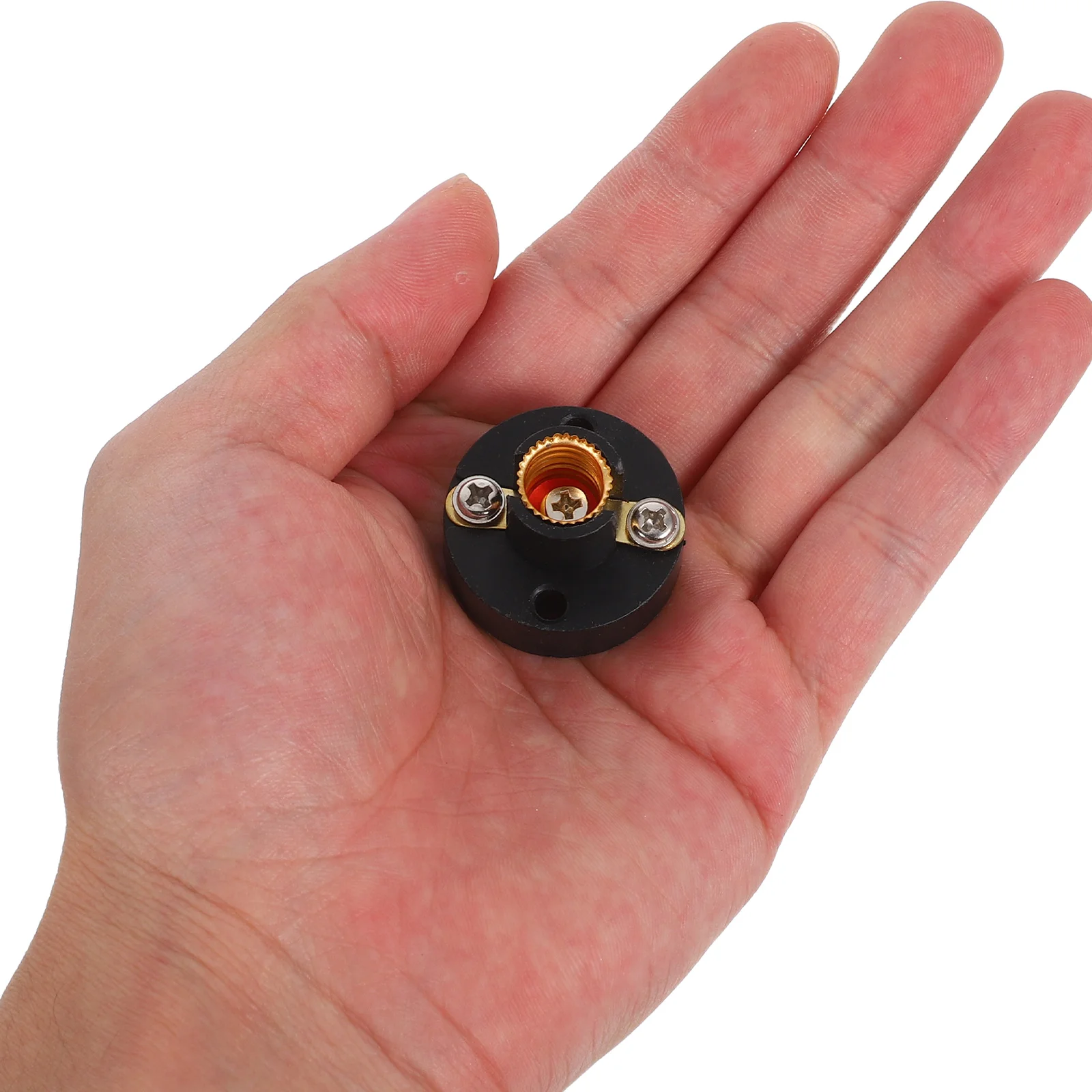 

12pcs Experimental Lamp Holder Screw Base Socket Bulb Plastic Mini Light Secure Installation Optimized Light