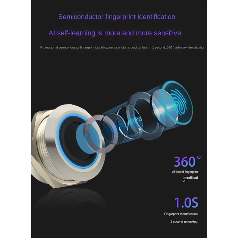 Płytka kontroli dostępu na odcisk palca 7-30V Moduł identyfikacji odcisków palców DIY Sterownik zamka drzwi przekaźnikowego