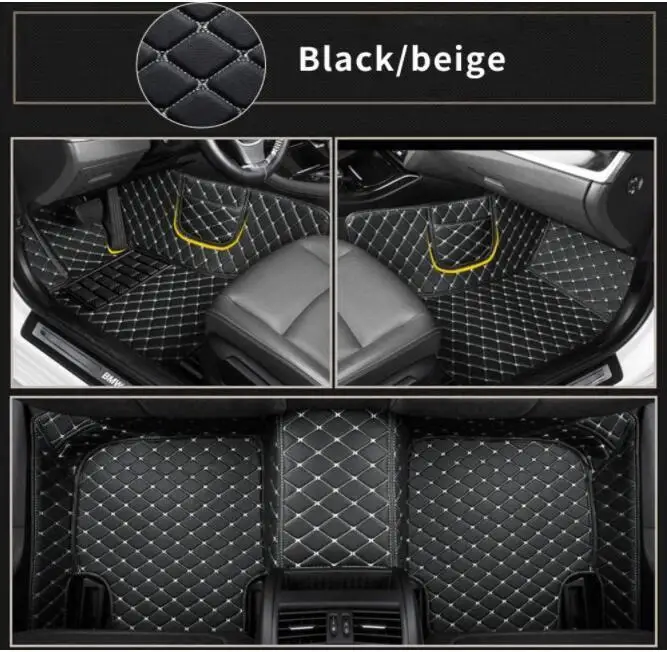 3D leather Waterproof Custom Car Floor Mats For Mercedes Benz B-CLASS W245 W246 W247 B160 Auto Carpets Accessorie Floor Liners view 6