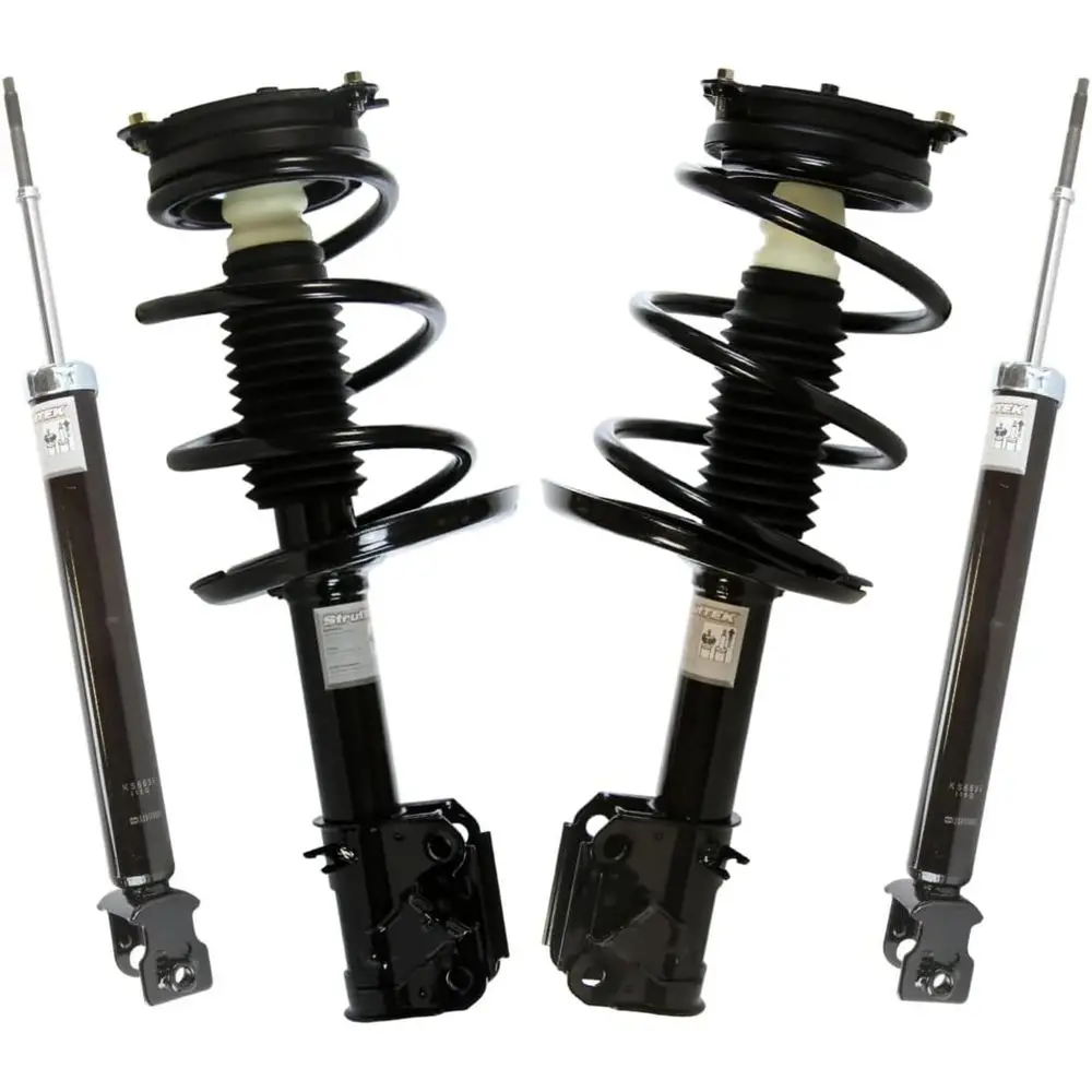 

AutoShack Front and Rear Complete Strut & Coil Spring Assemblies & Shock Absorbers - Driver and Passenger Side for Nissan, Altim