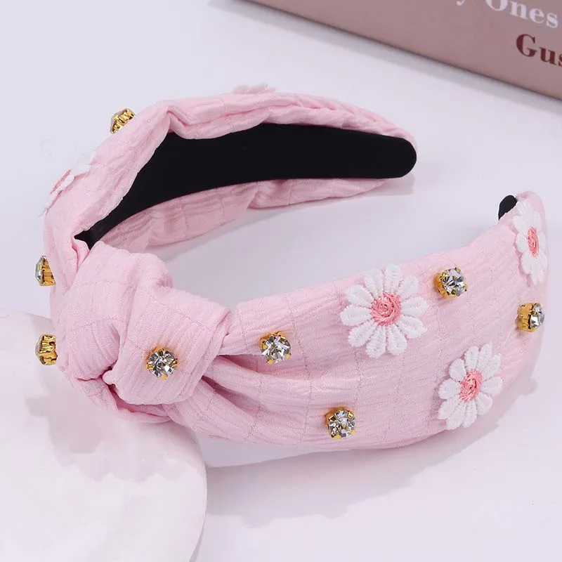 Ncmama-Bandeau de sauna à nœud large croisé pour femmes et filles, bandeau en biscuits, cerceau à cheveux adulte, vêtements de sauna, accessoires pour cheveux, mignon, détruire, mode