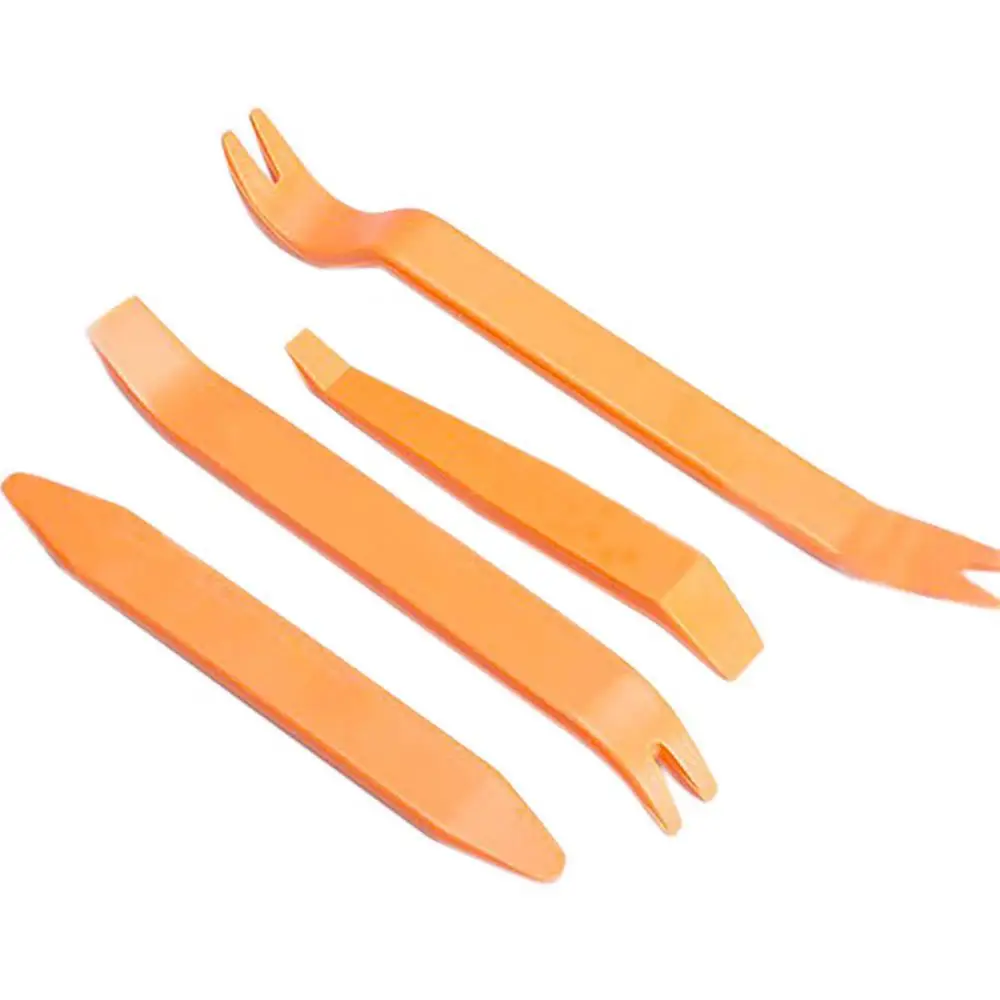 4Pcs 60g Auto Door Clip Panel Trim Removal Tool Kits Navigation Disassembly Blades Car Interior Plastic Seesaw  Repairing Tools