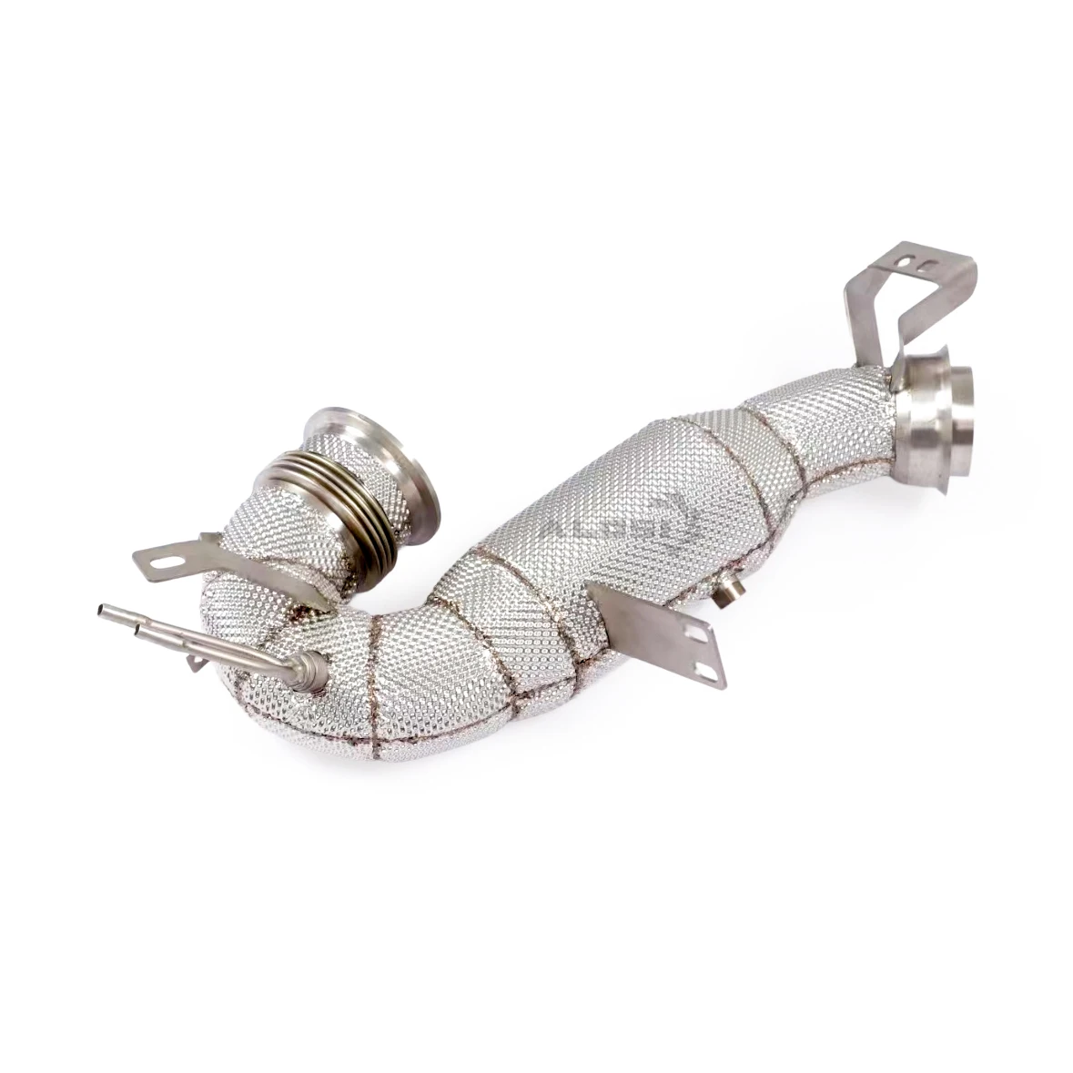 

For Mercedes-Benz AMG GT50 GT53 AMG E53 E450 AMG GLE53 2019-2023 CLS53 3.0T stainless direct exhaust downpipe with heat shield