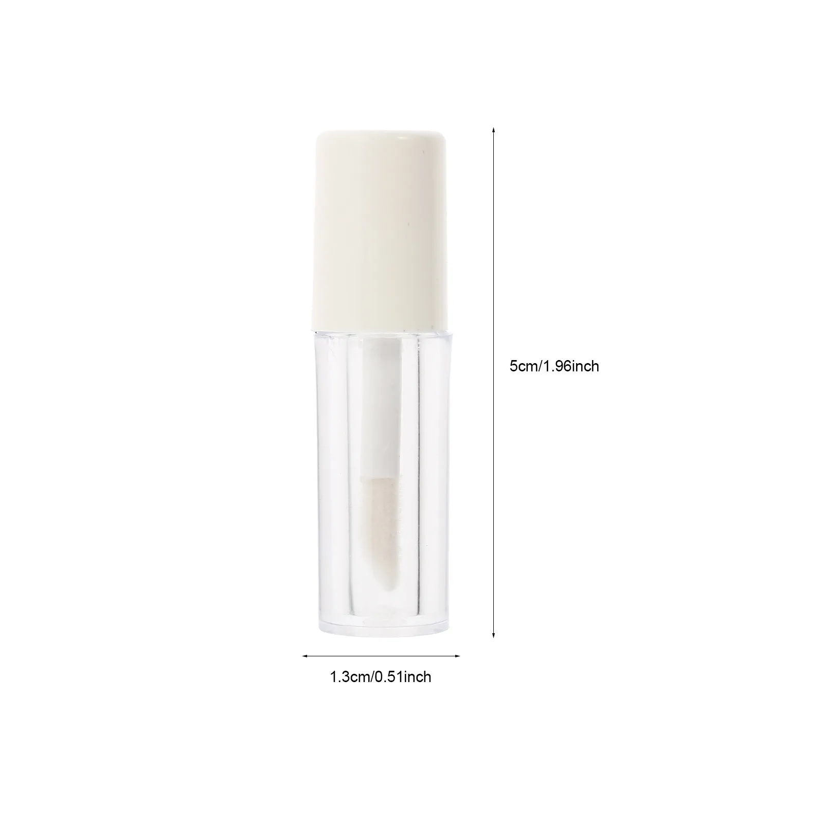 10Pcs Empty Lip Gloss Containers Mini Lip Glazes Tubes Safe Premium Material Leak-Proof Caps for Travel Outdoor DIY Lipstick