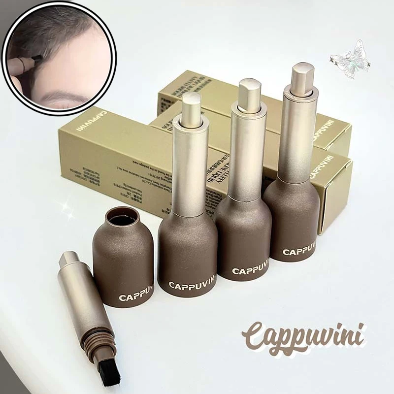 Matita per sopracciglia con tintura 3D Matita per sopracciglia anti-sbavature Impermeabile a lunga durata Sopracciglia marrone nero Pennello grande Crema per potenziare le sopracciglia naturali selvagge