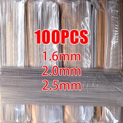 100/10Pcs Copper Aluminum Welding Rods Universal Low Temperature Welding Cored Wire Multipurpose Repair Rods for Welding Alloy