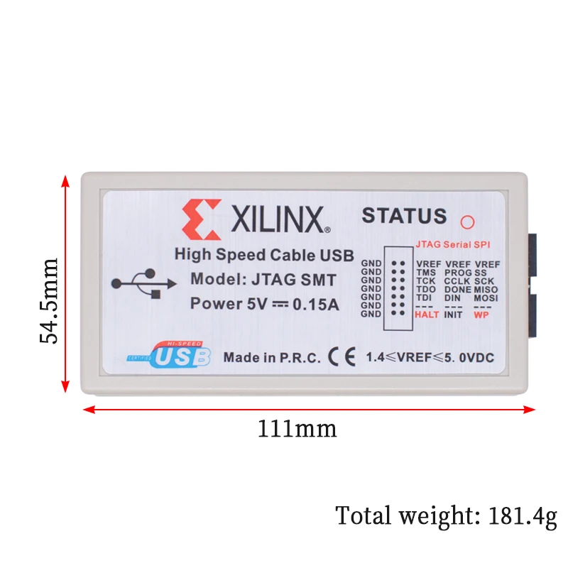 New version Xilinx Platform Cable USB Download Cable Jtag Programmer High speed downloader for FPGA CPLD SPI digilent SMT2