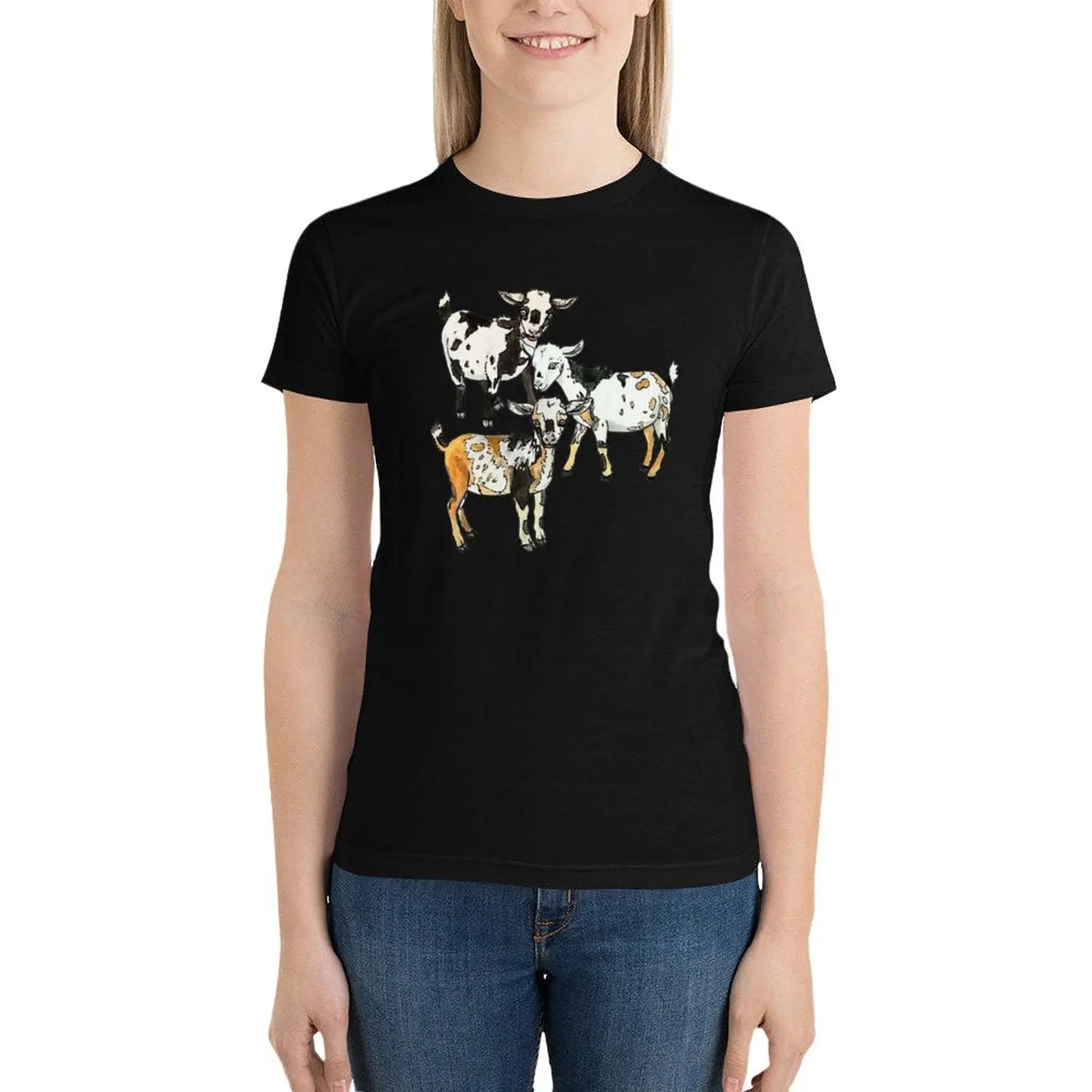 

Goats T-Shirt aesthetic clothes hippie clothes t-shirt dress for Women plus size