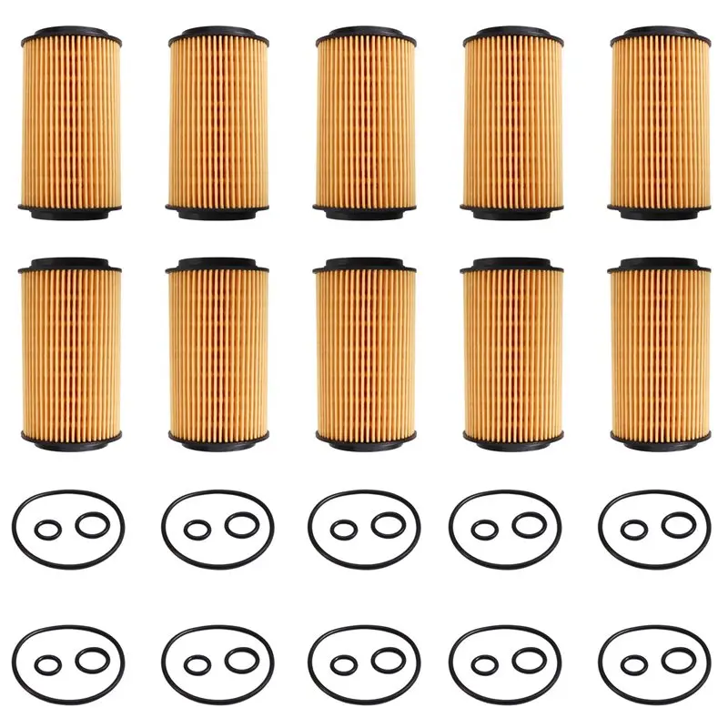

10Pcs Oil Filter A6511800109 For Mercedes Benz C Class W204 C204 2011 2012 2013 2014 C220 C250 CDI AT OM651